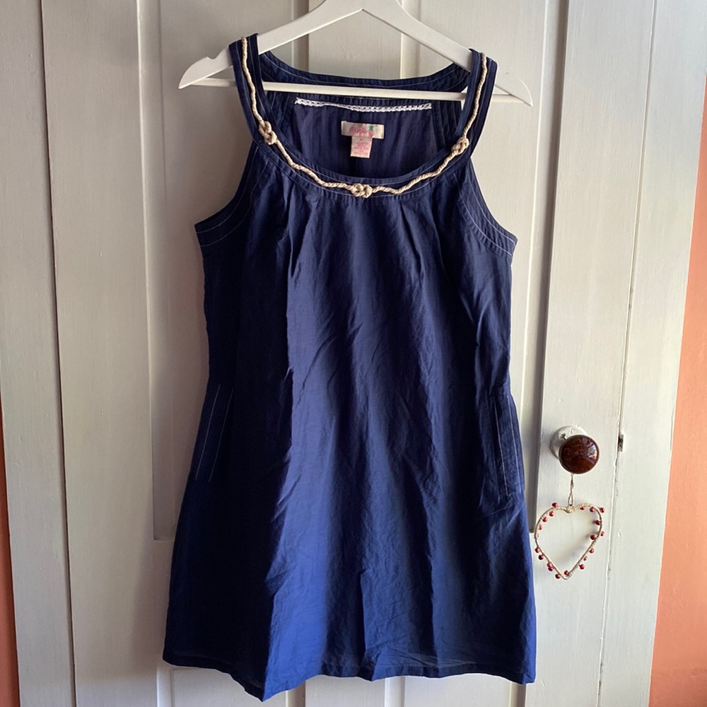 PINK PINEAPPLE cotton/silk shift dress size M